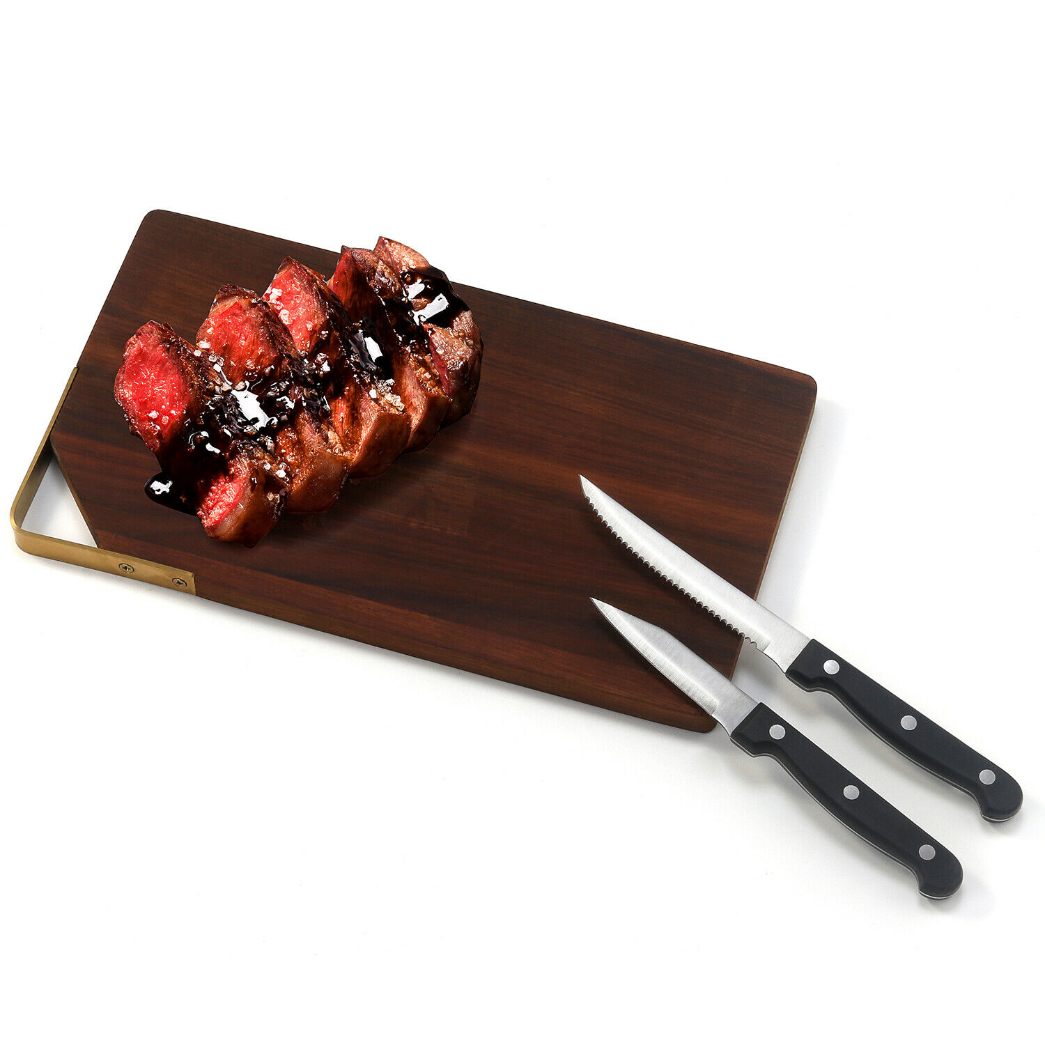 Stainless Steel Serrated Utility Knife and Paring Knife, 2pc set - Fresh Stock Dated February 2026