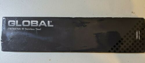 Global Stainless Steel Hollow Ground Santoku Knife, 5-Inches - Fresh Stock Dated January 2026