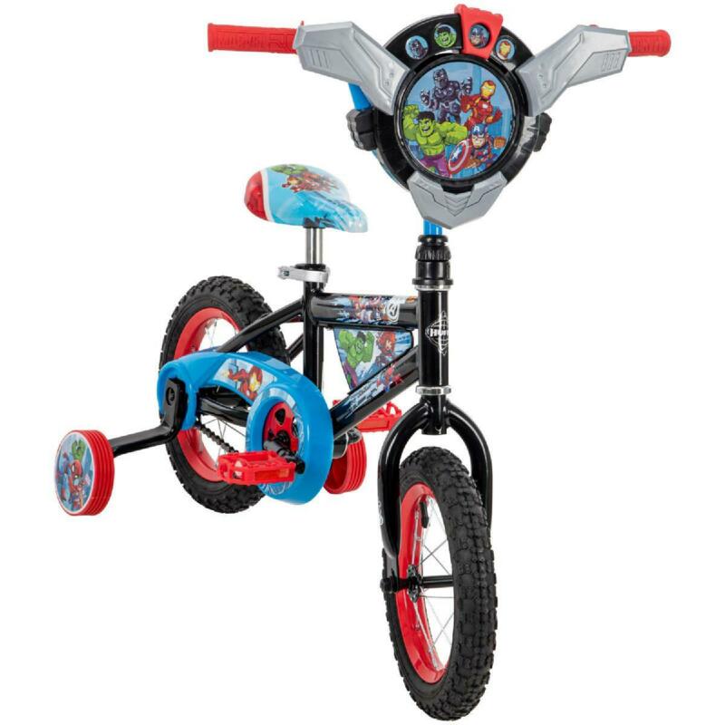Marvel Avengers 12-Inch Boys Bike Kids, Gray Silver Male 52481 steel rims - Fresh Stock Dated January 2026