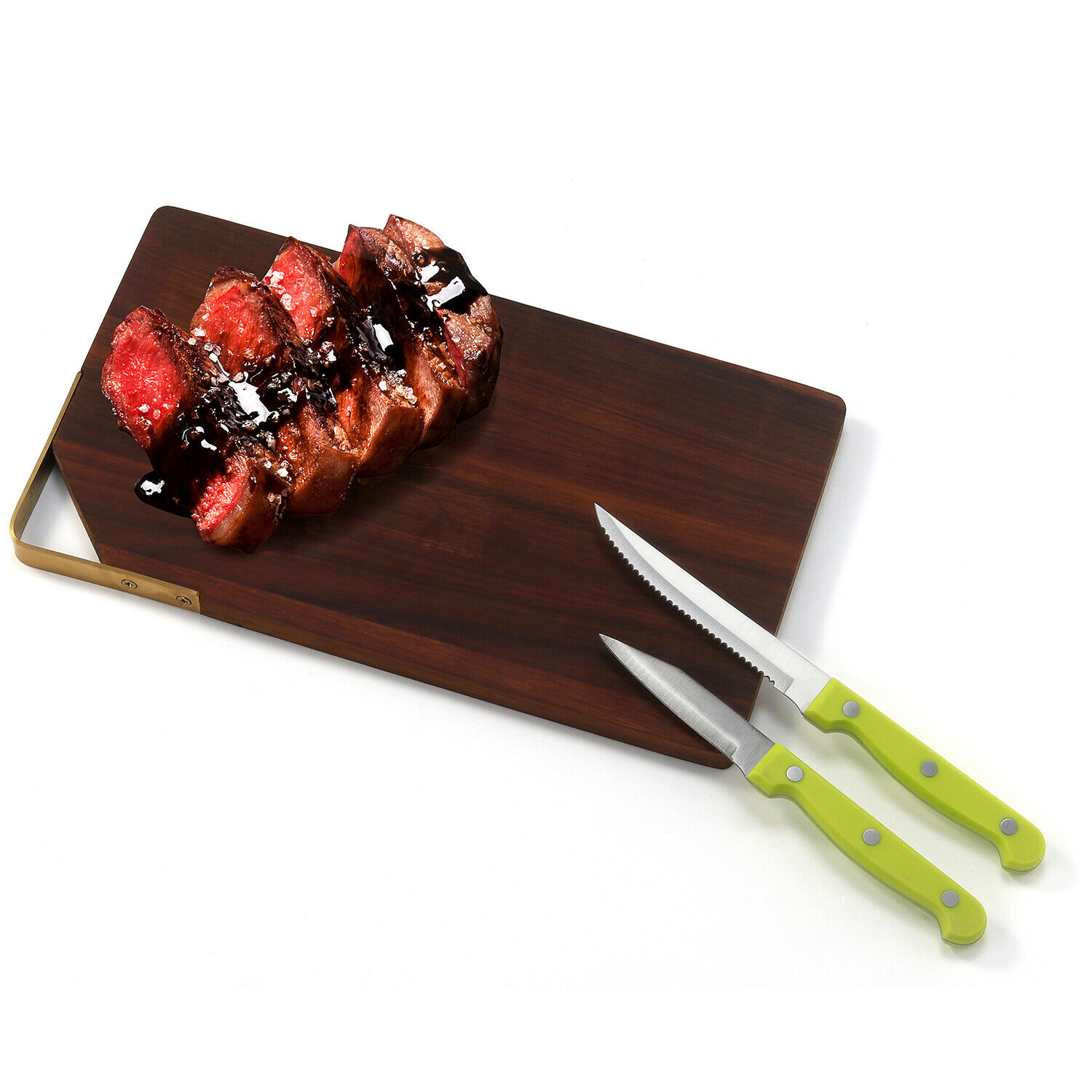 Stainless Steel Serrated Utility Knife and Paring Knife, 2pc set - Fresh Stock Dated February 2026