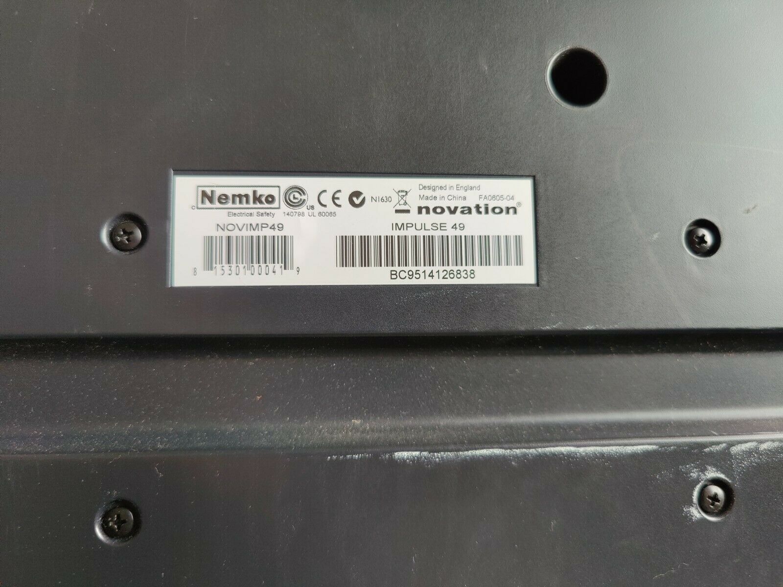 Novation Impulse 49 USB MIDI Controller Needs fixed - Fresh Stock Dated December 2025