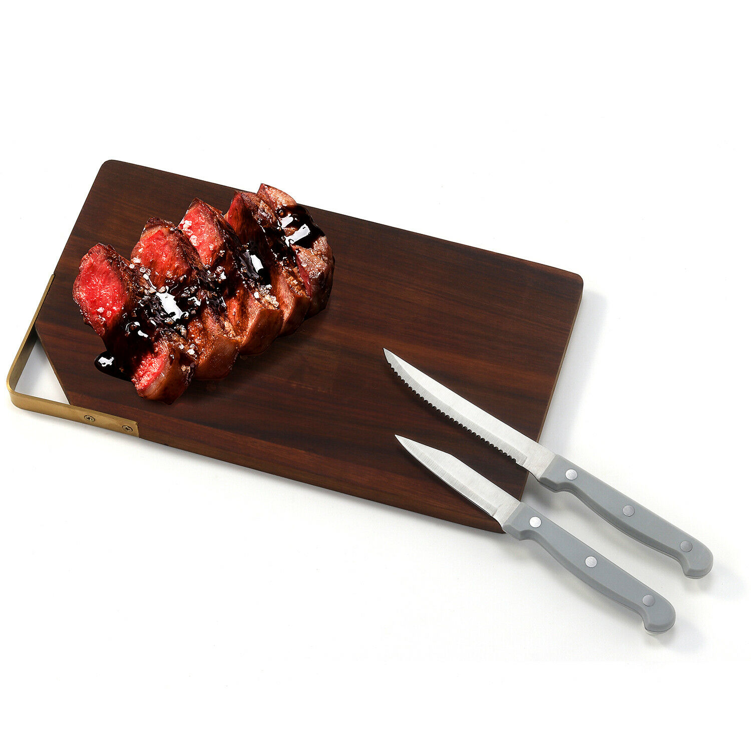 Stainless Steel Serrated Utility Knife and Paring Knife, 2pc set - Fresh Stock Dated February 2026