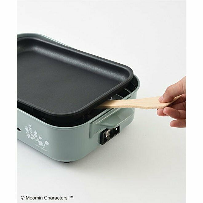 BRUNO Moomin Compact Hot Plate 3 Plates, Flat, Takoyaki, Pancake Plates - Fresh Stock Dated February 2026