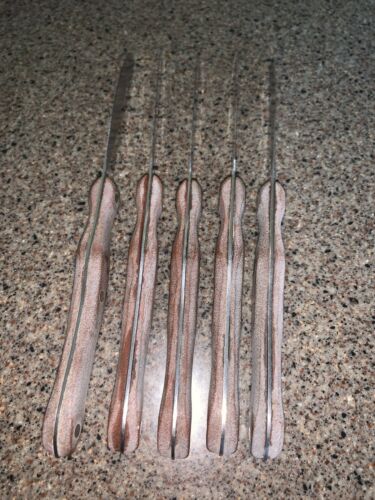 Set Of 5 Vintage Cutco #59  Straight Edge Table/Steak Knives - Fresh Stock Dated January 2026