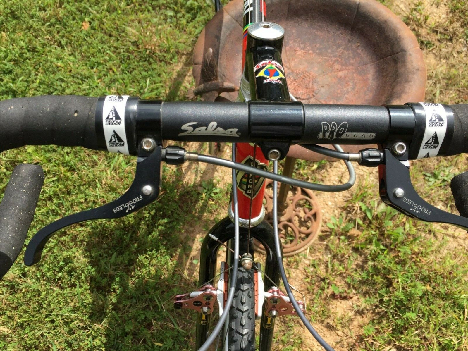 Vintage Steel Cyclocross Bike Saturn Pro Team Tim Johnson Racer IF Planet X - Fresh Stock Dated December 2025