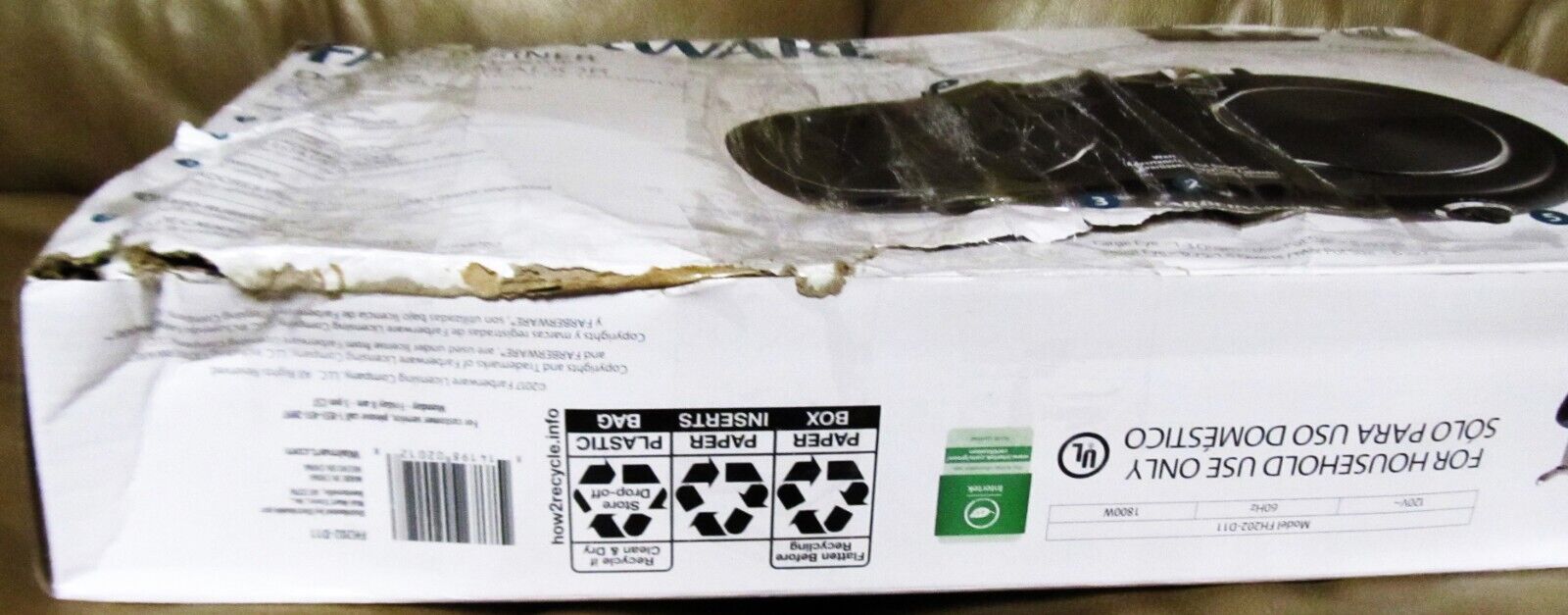 Farberwaree Royalty 1800 W Double Burner Black Electric Cooktop - Fresh Stock Dated February 2026