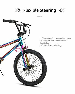 Gemsbok 20 Inch Kids Bike Freestyle BMX Style for Youth and Beginner Oil Slick - Fresh Stock Dated December 2025