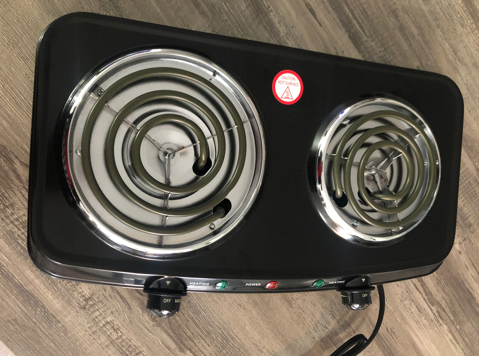 Double Burner Portable Cooktop - Fresh Stock Dated February 2026