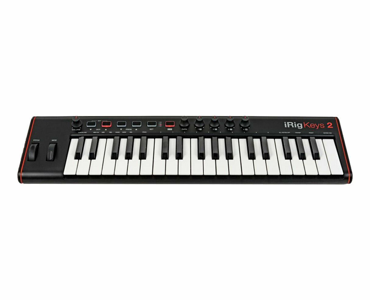 IK Multimedia iRig Keys 2 - compact 37-key MIDI controller - Fresh Stock Dated December 2025