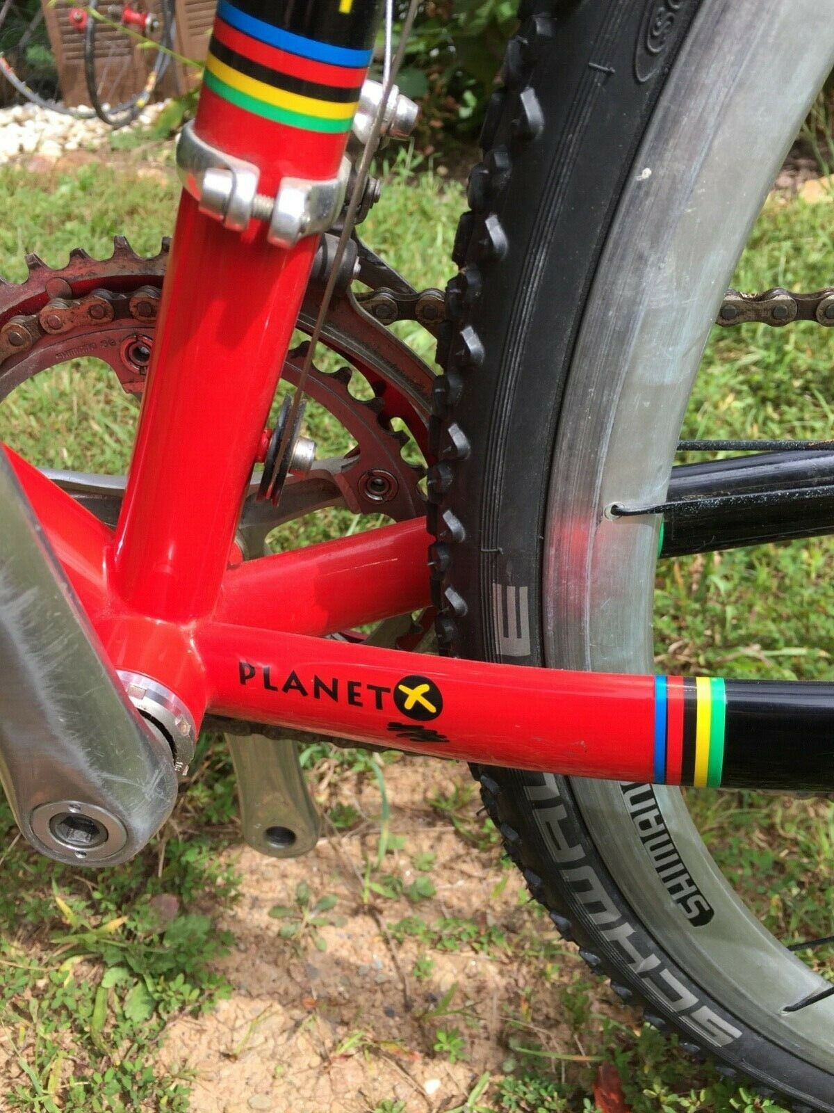 Vintage Steel Cyclocross Bike Saturn Pro Team Tim Johnson Racer IF Planet X - Fresh Stock Dated December 2025