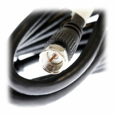 STEREN 205-415BK RG-6 CABLE-TV SATV CATV COAXIAL PATCH CABLE, 6-FEET, (10-PACK) - Fresh Stock Dated December 2025