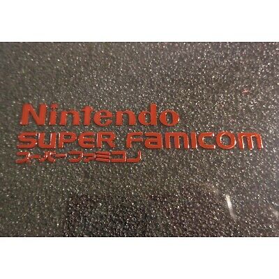Nintendo Super Famicom Red Label / Sticker / Badge / Logo 60 x 14mm[257b] - Fresh Stock Dated February 2026