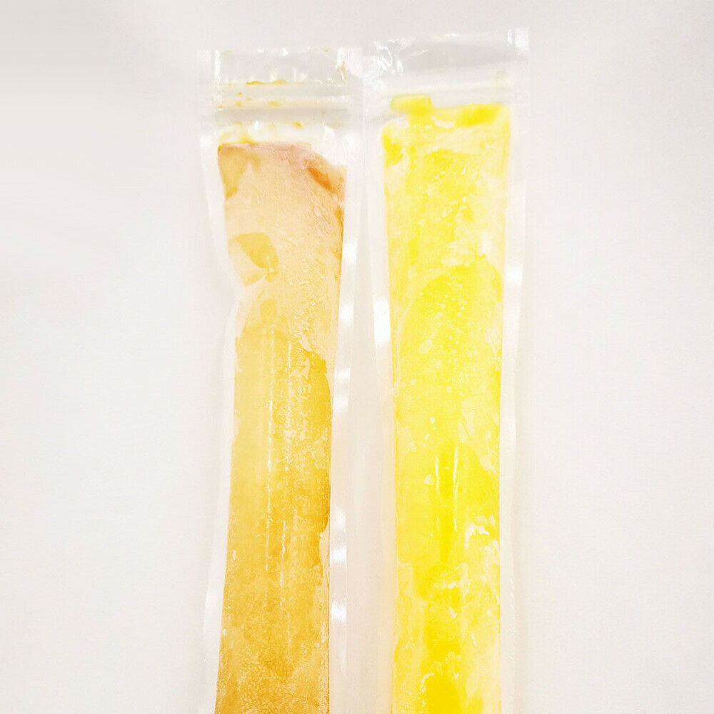 50/100pcs Ice Pop Maker Pouches Seal Freezer Bags Disposable Popsicles Bags - Fresh Stock Dated January 2026