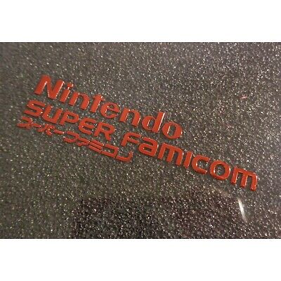 Nintendo Super Famicom Red Label / Sticker / Badge / Logo 60 x 14mm[257b] - Fresh Stock Dated February 2026