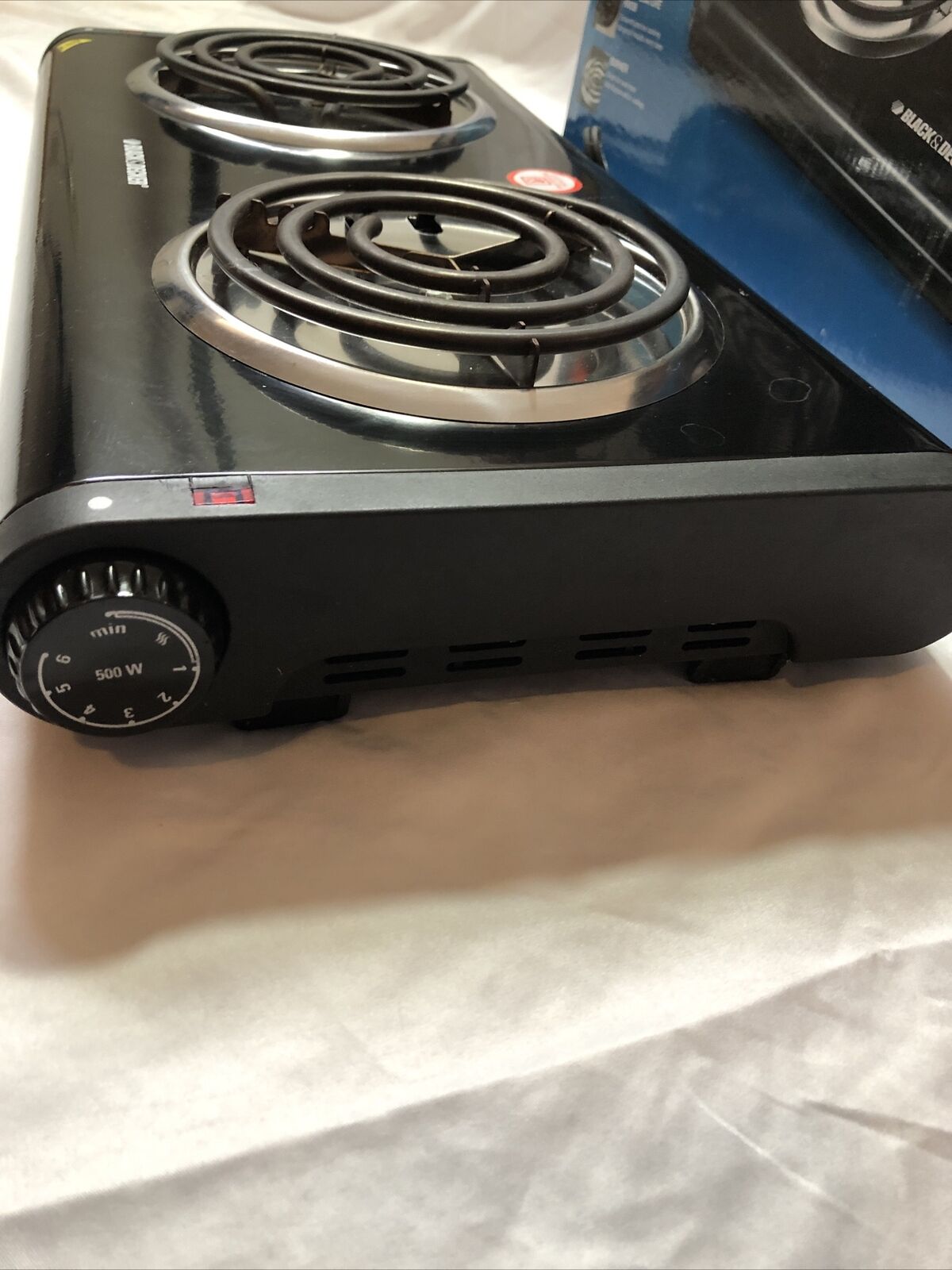 Black & Decker Double Buffet Range Portable Electric Cooker Warmer Dual Burner - Fresh Stock Dated February 2026