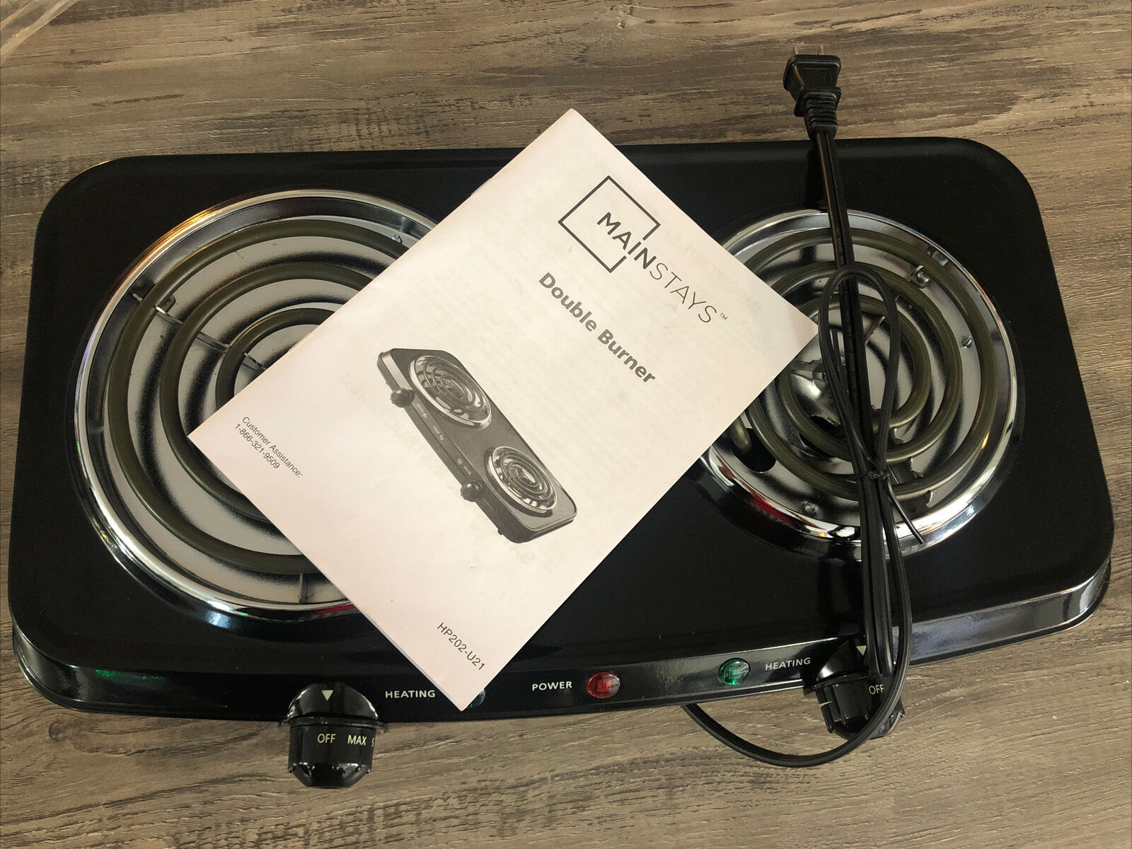 Double Burner Portable Cooktop - Fresh Stock Dated February 2026