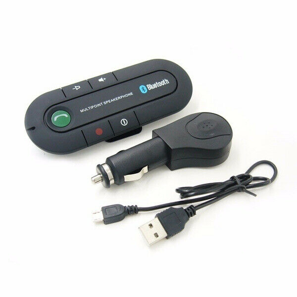 Handsfree Bluetooth Car Kits Wireless Multipoint Speakerphone Speaker Visor Clip - Fresh Stock Dated January 2026