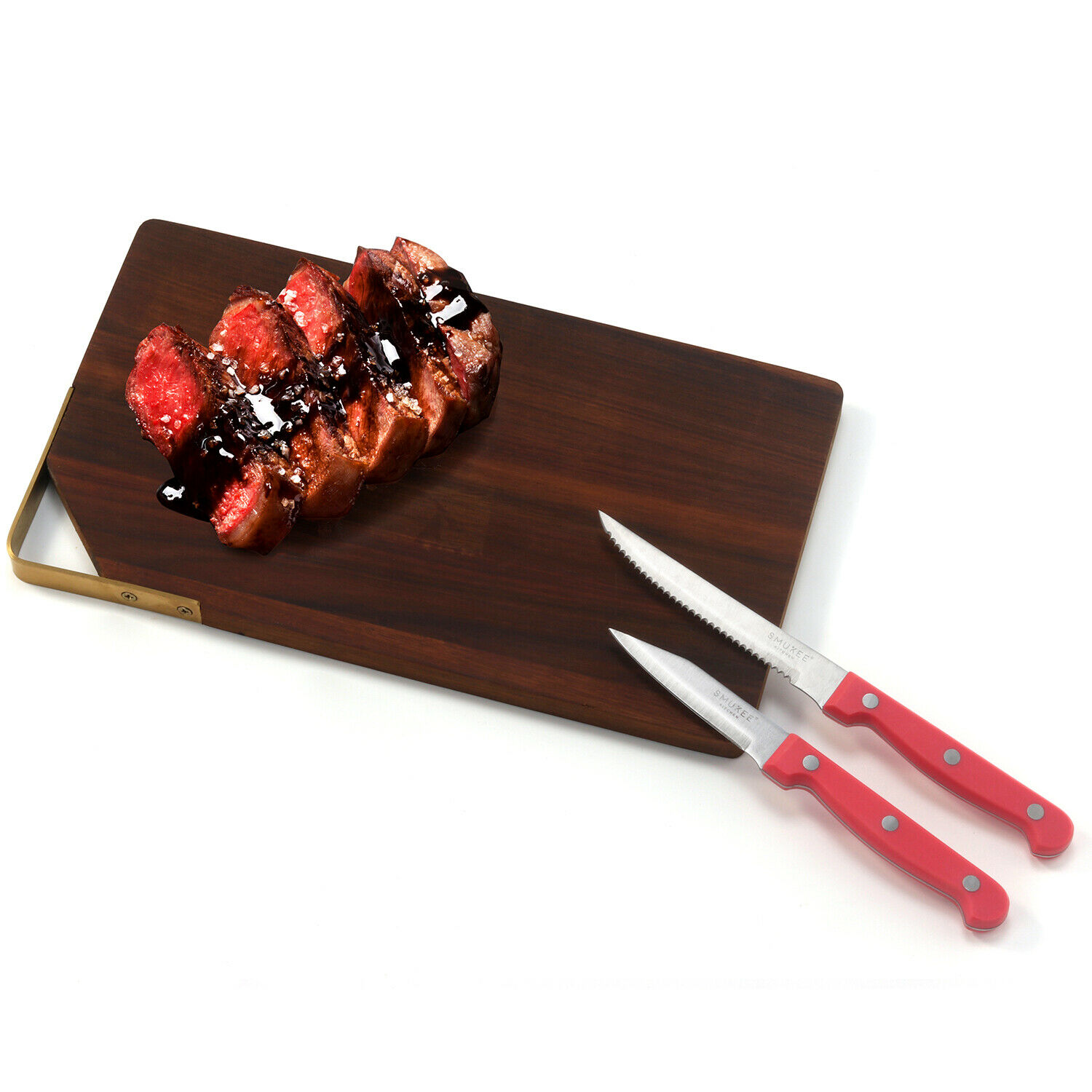 Stainless Steel Serrated Utility Knife and Paring Knife, 2pc set - Fresh Stock Dated February 2026