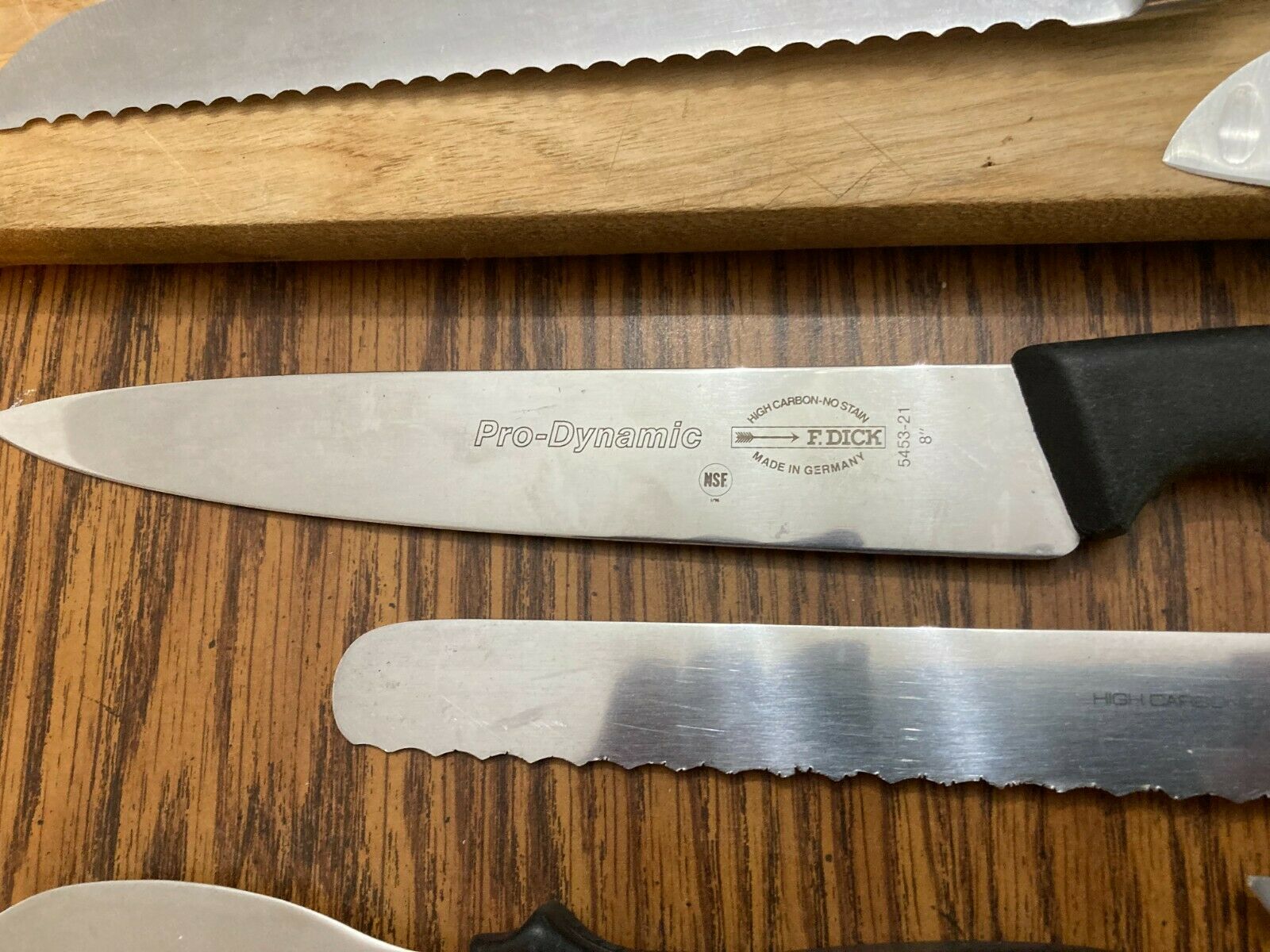 22 Kitchen Chef's Knives F Dick Mundial Fiskars Von Chef Marks Mora Wilton Kleve - Fresh Stock Dated January 2026