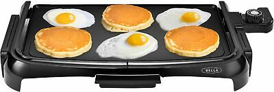 Bella - 10x 16Nonstick Griddle - Black - Fresh Stock Dated February 2026