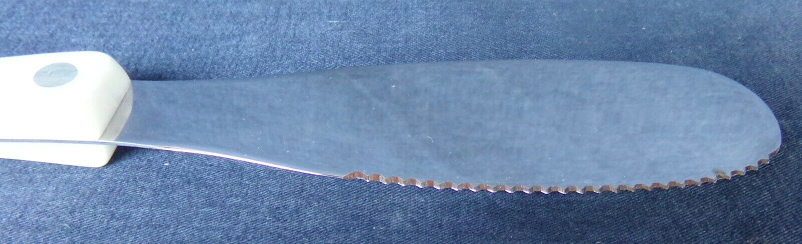 Cutco 1768 Spatula Spreader w Serrated Blade & White Pearl Handle > Personalized - Fresh Stock Dated January 2026
