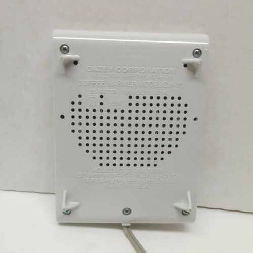 Vintage Dazey Coffee Soup Beverage Cup Mug Warmer 25 Watts CW-10 USA Made - Fresh Stock Dated February 2026