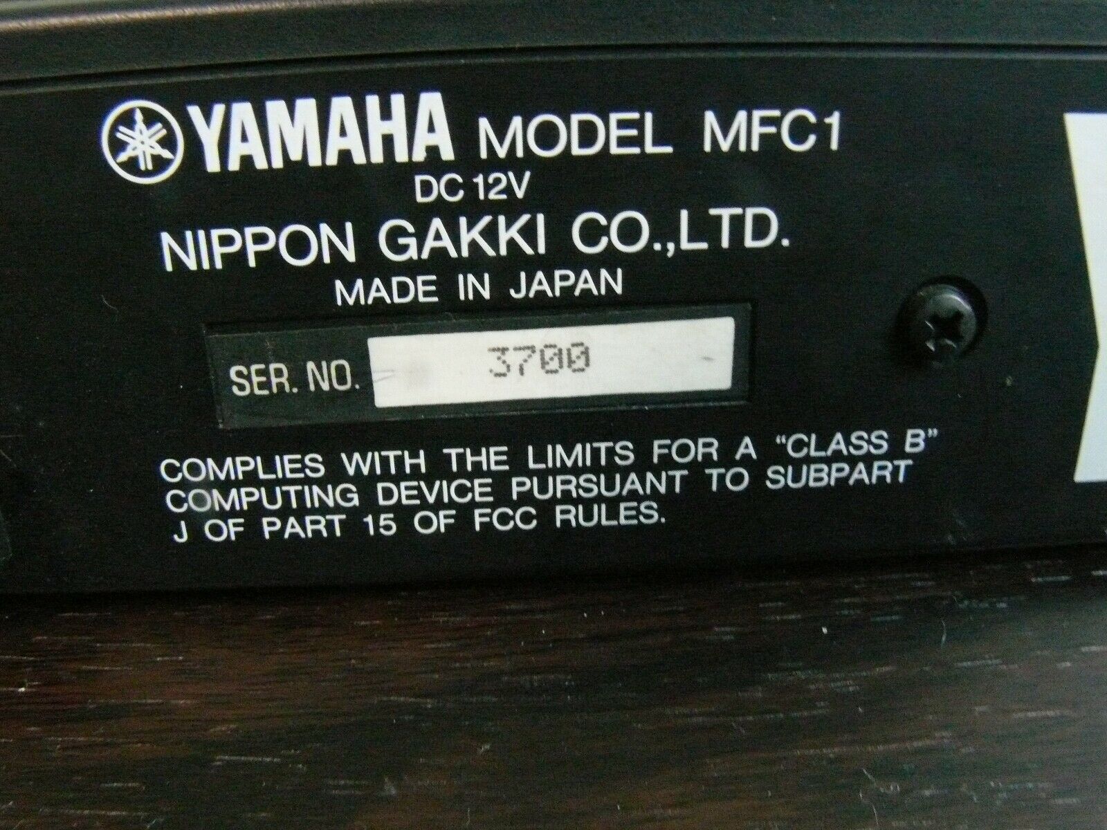 YAMAHA MFC1 MIDI Foot Controller Pedal from japan - Fresh Stock Dated December 2025