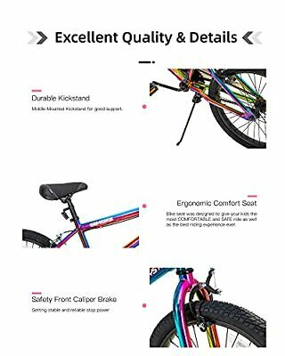 Gemsbok 20 Inch Kids Bike Freestyle BMX Style for Youth and Beginner Oil Slick - Fresh Stock Dated December 2025