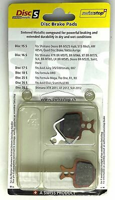 SwissStop Disk 18s Formula ORO green Bike Disc brake pads New - Fresh Stock Dated December 2025