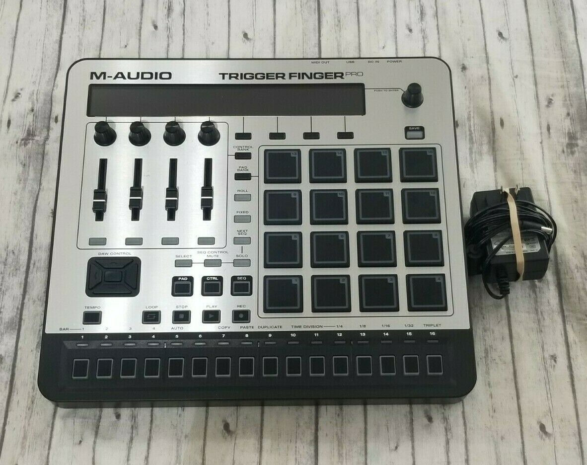 M-Audio Trigger Finger Pro Pad Controller & Step Sequencer With Box - Fresh Stock Dated December 2025
