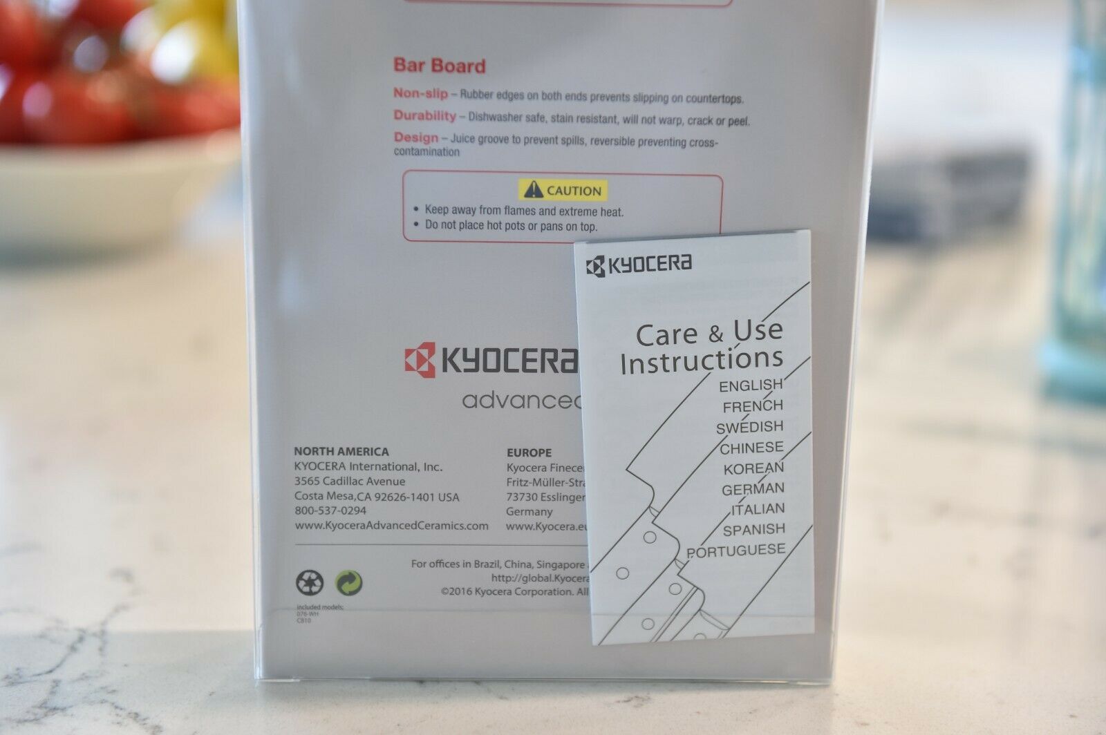 Kyocera Mini Prep  Knife & Board GREAT !! - Fresh Stock Dated January 2026