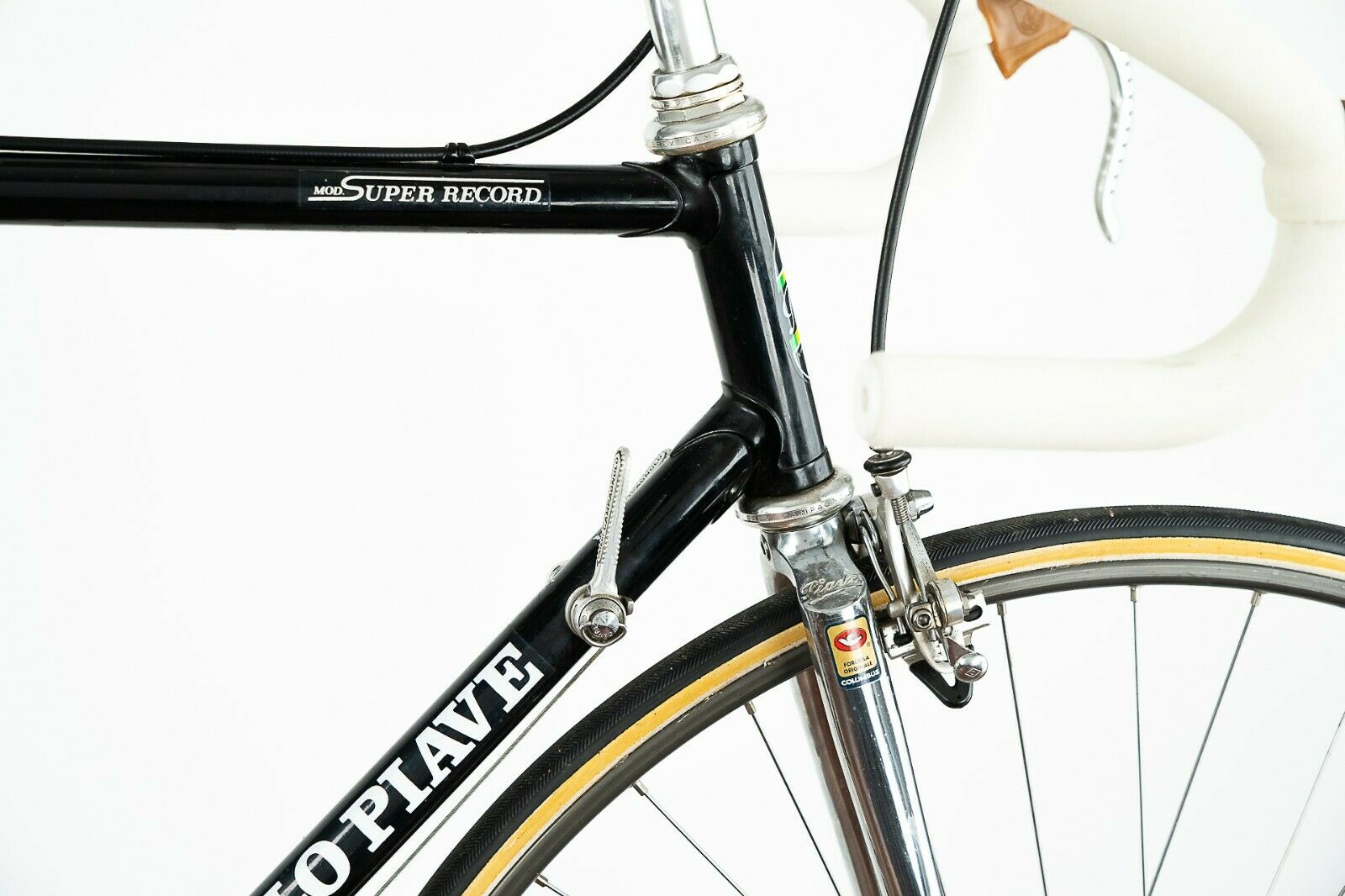 NOS CICLO PIAVE CAMPAGNOLO SUPER RECORD STEEL ROAD BIKE VINTAGE OLD ITALIAN 80s - Fresh Stock Dated January 2026