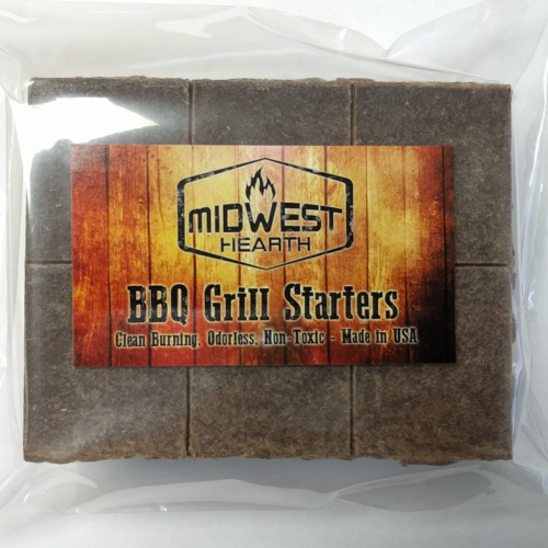 100% Natural Charcoal Starters for BBQ Grill and Barbecue Smokers 24 Squares - Fresh Stock Dated December 2025