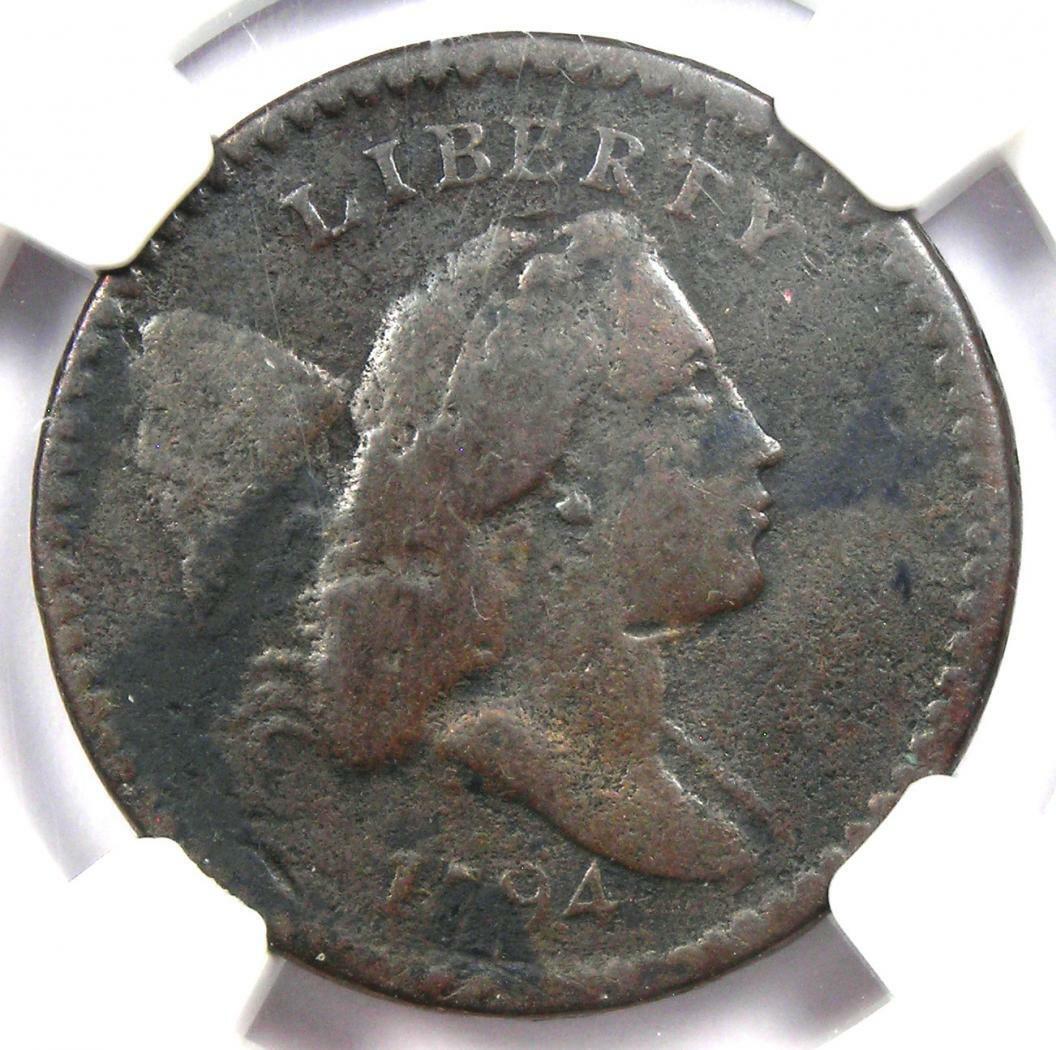 1794 Liberty Cap Flowing Hair Half Cent 1/2C - NGC G6 (Good) - Rare Coin! - Fresh Stock Dated December 2025