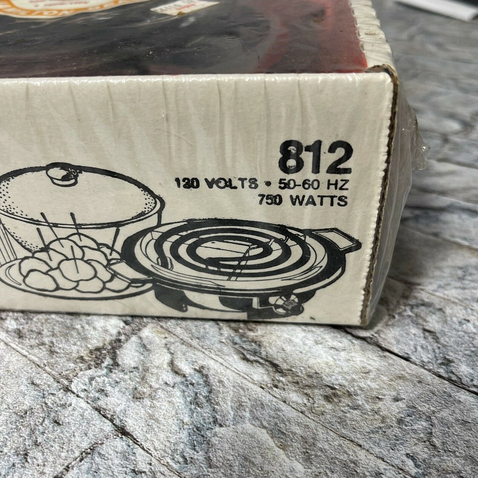 Hamilton Beach Fifth Burner 812 New Sealed in Original Package Vintage USA Made - Fresh Stock Dated February 2026