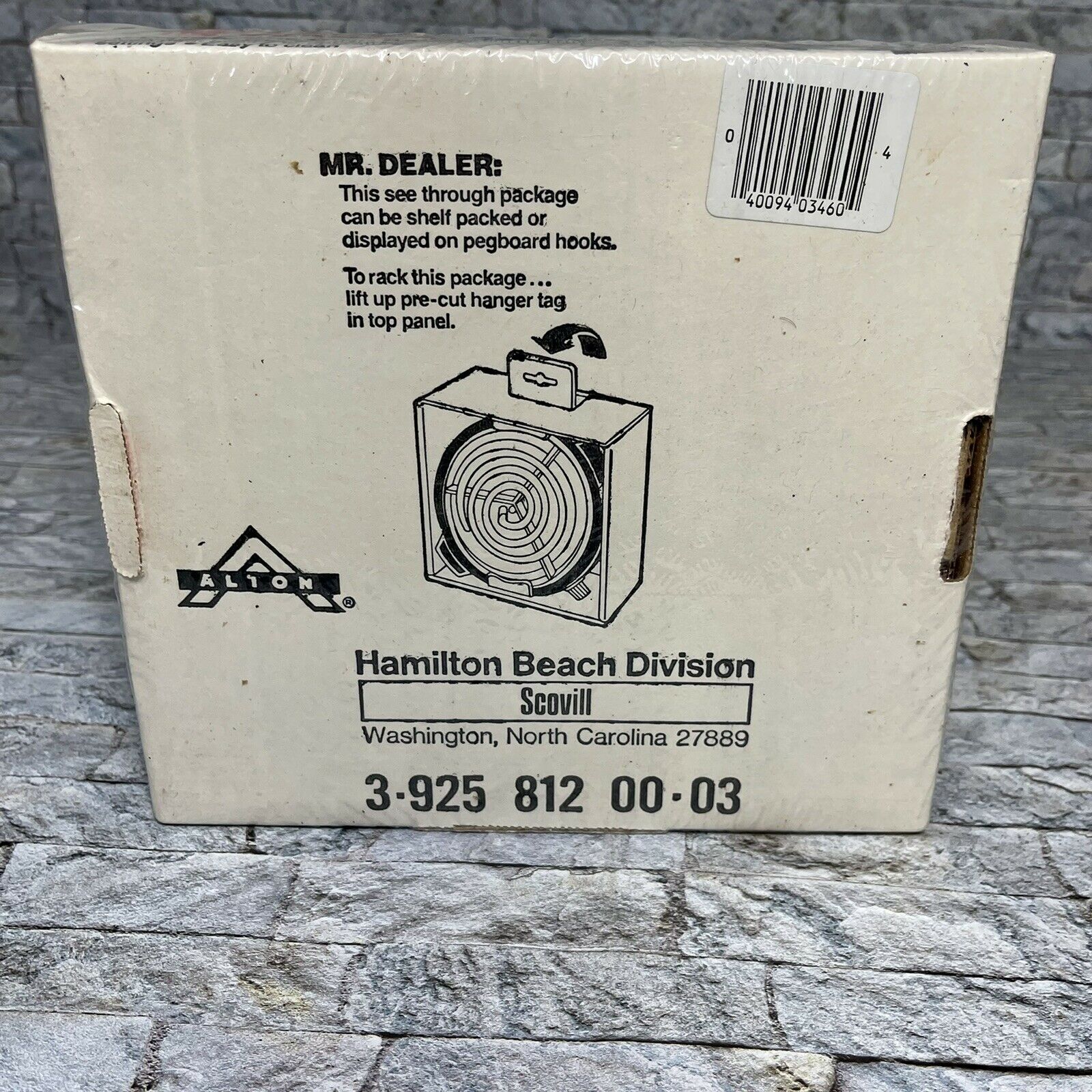 Hamilton Beach Fifth Burner 812 New Sealed in Original Package Vintage USA Made - Fresh Stock Dated February 2026