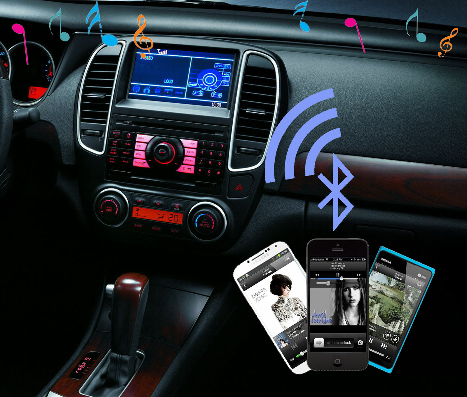 Bluetooth Adapter for Alpine Radio CDE-W203E CDE-101E CDE-101EM Audio Input 7BT - Fresh Stock Dated December 2025