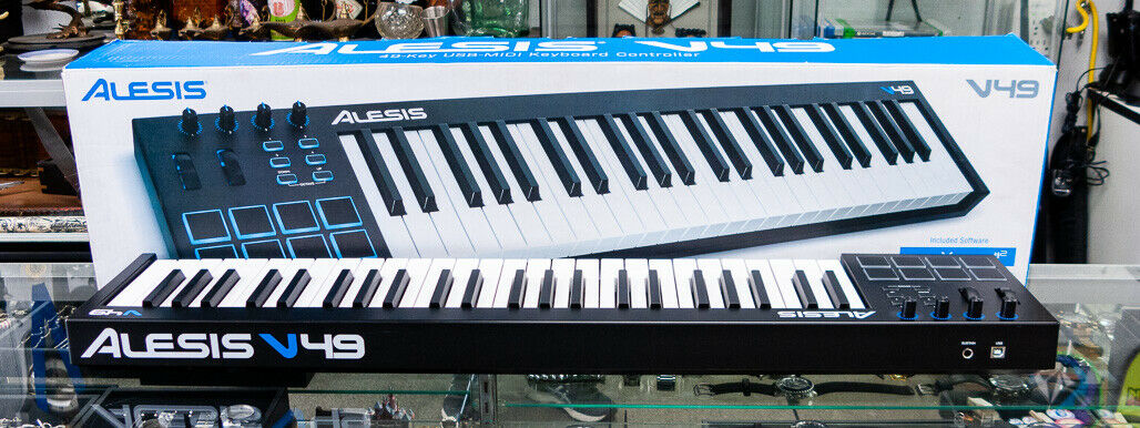 Alesis V49 Advanced 49-Key USB MIDI Keyboard Controller - Fresh Stock Dated December 2025