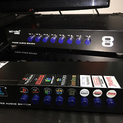 Video Game System/Console Labels for AV-HDMI Switch Boxes - Custom Labels - Fresh Stock Dated January 2026