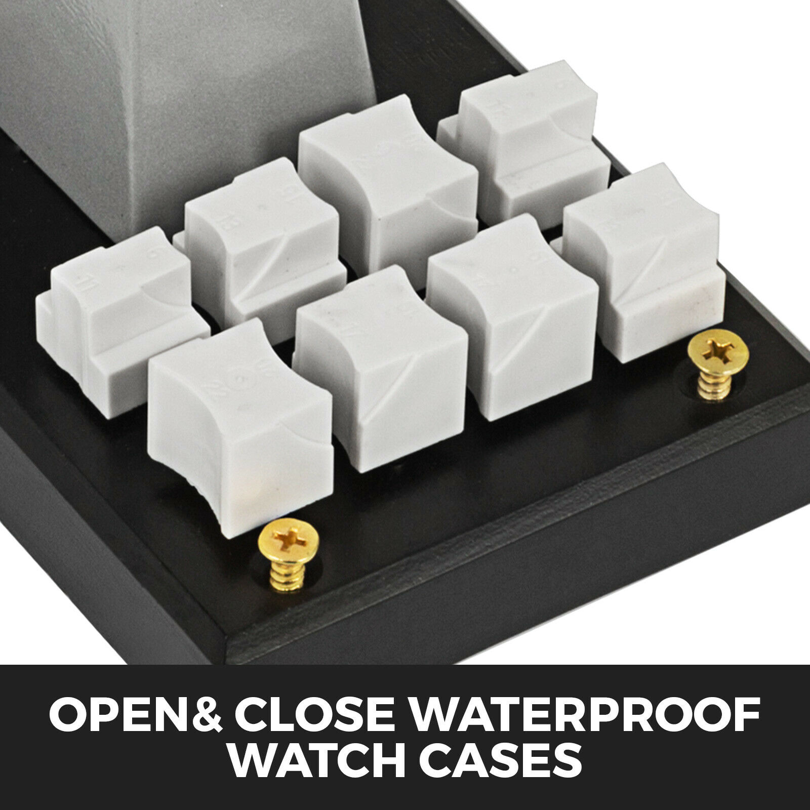 VEVOR 5700# Bench Watch Opener Case Back Remover & Accessories Watch Repair Tool - Fresh Stock Dated December 2025