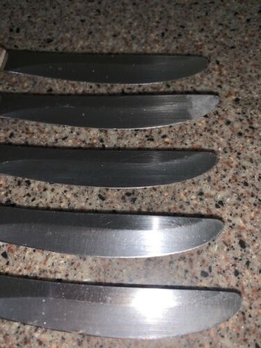 Set Of 5 Vintage Cutco #59  Straight Edge Table/Steak Knives - Fresh Stock Dated January 2026