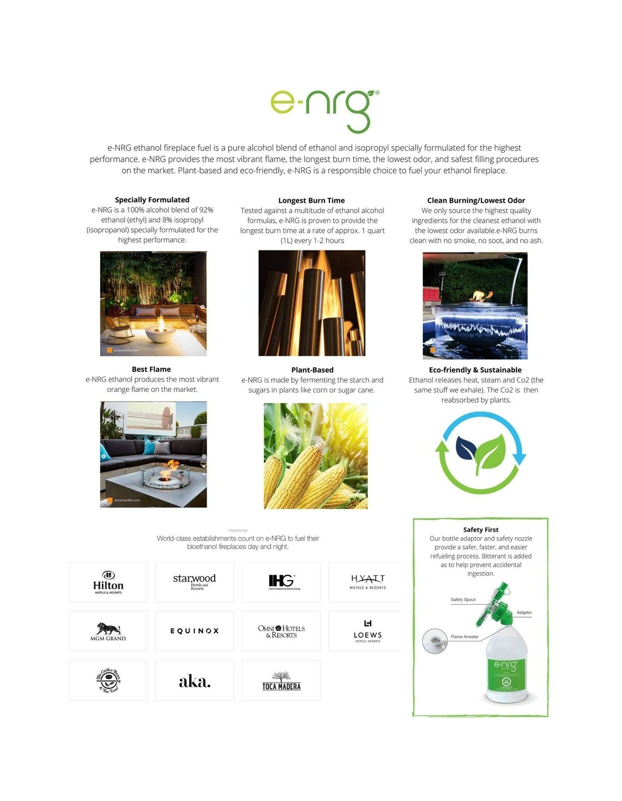 e-NRG Bio Ethanol Fireplace & Fire Pit Fuel - Fuel for Indoor/Outdoor Ventles... - Fresh Stock Dated January 2026