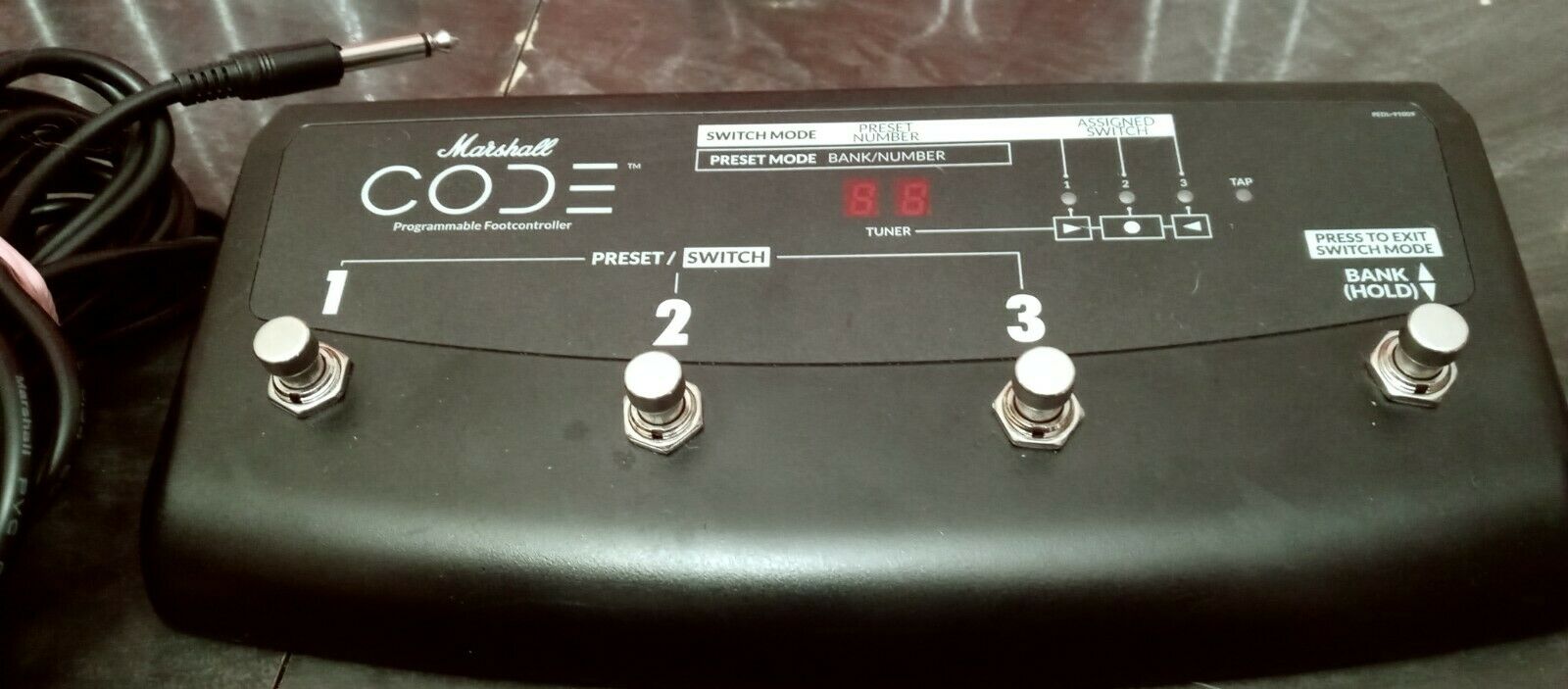 Marshall Code Programmable 4-Way Foot Controller PEDL-91009 - Fresh Stock Dated December 2025