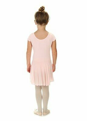 Elowel Kids Girls' Ruffle Short Sleeve Skirted Leotard (Size 2-14 Years)... - Fresh Stock Dated December 2025