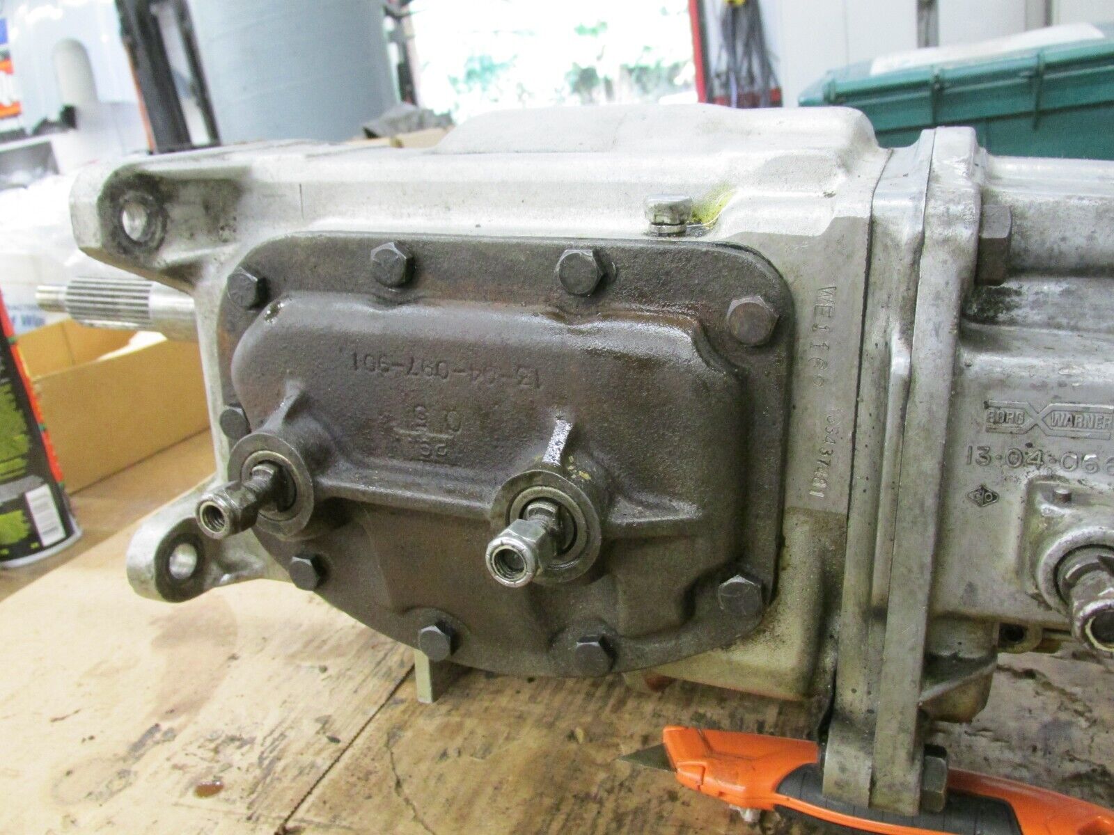 1976 Corvette Borg Warner Super T10 4 Speed Transmission 1304065903 (Gear Broke) - Fresh Stock Dated December 2025