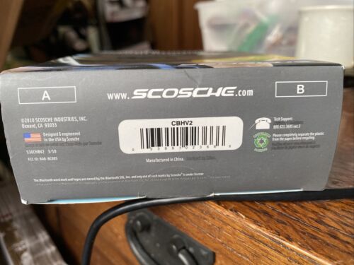 Scosche (BTHFV) Cellvisor Handsfree Wireless Bluetooth Speakerphone **NEW** - Fresh Stock Dated December 2025