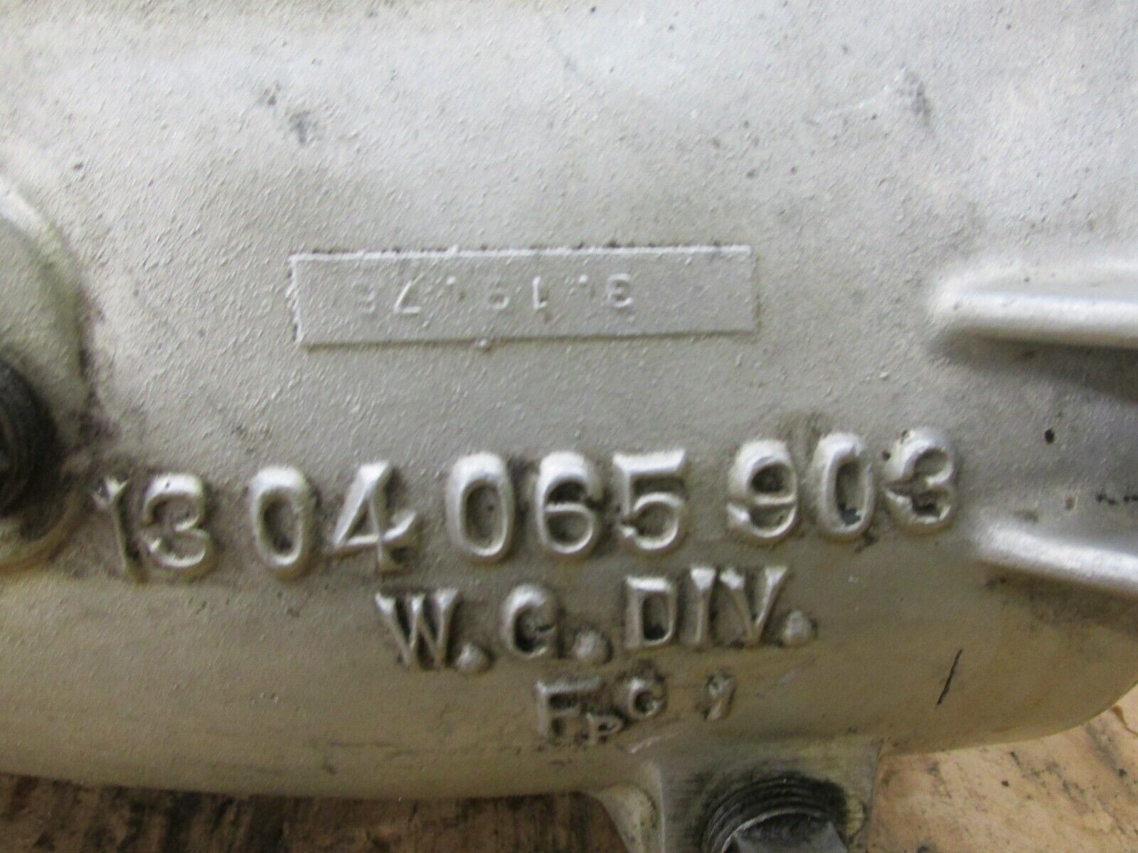 1976 Corvette Borg Warner Super T10 4 Speed Transmission 1304065903 (Gear Broke) - Fresh Stock Dated December 2025