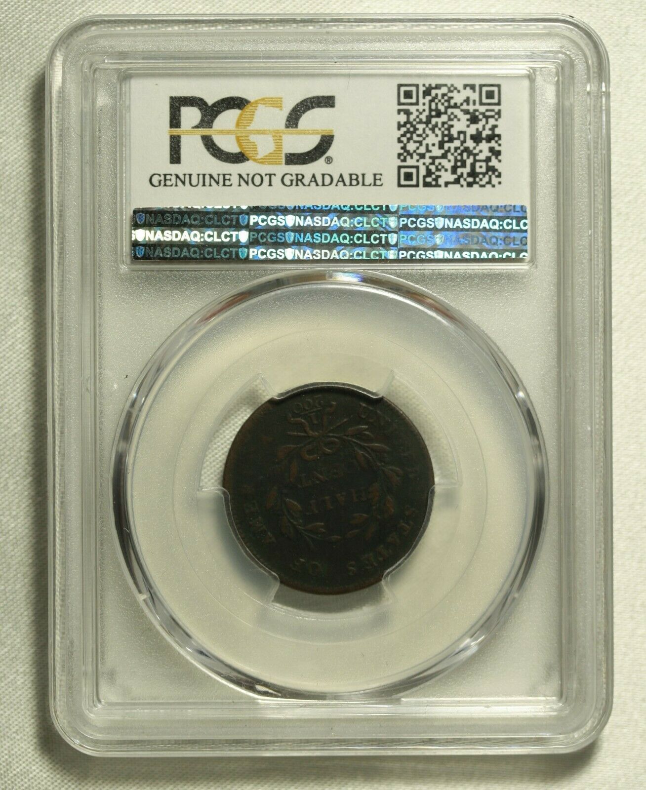 1797 Flowing Hair Half Cent .005 PCGS Very Fine Details. 1 Over 1 - Fresh Stock Dated December 2025