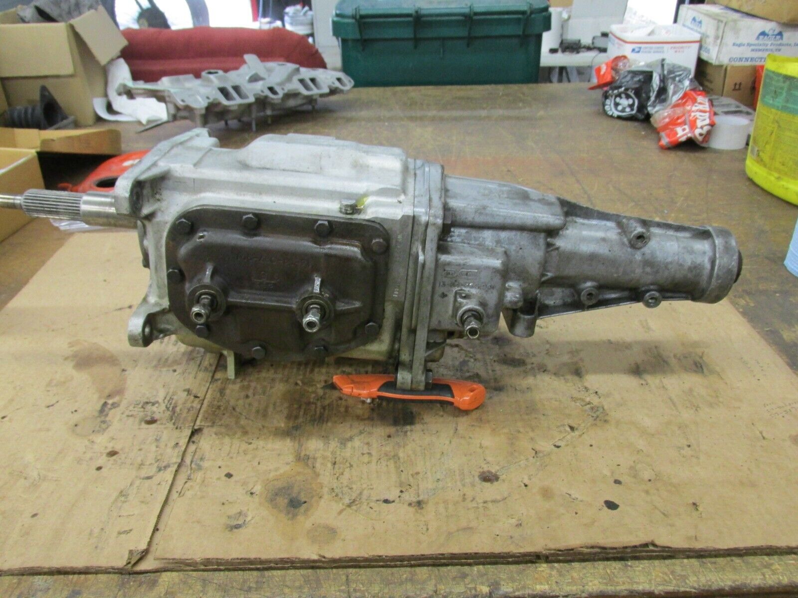 1976 Corvette Borg Warner Super T10 4 Speed Transmission 1304065903 (Gear Broke) - Fresh Stock Dated December 2025
