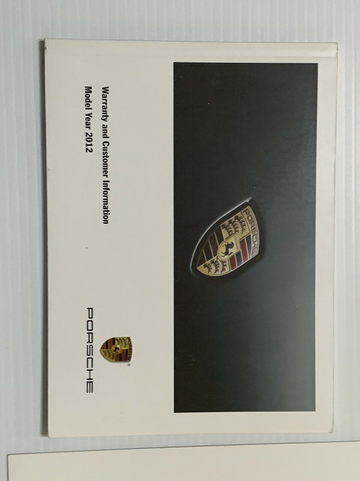 2012 PORSCHE CAYENNE S OWNERS MANUAL HANDBOOK GUIDE OEM - Fresh Stock Dated December 2025